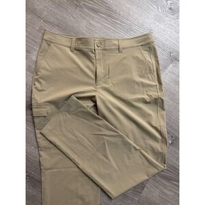 Eddie Bauer Women Khaki Cargo Hiking Outdoor Pants Size 14